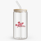 Банка с бамбуковой крышкой