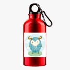 Металлическая бутылка 400 мл UV-DTF