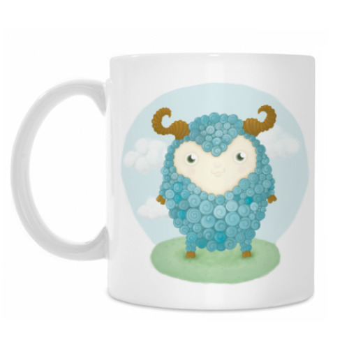 Кружка с принтом Волшебный барашек