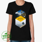 Женская футболка органик