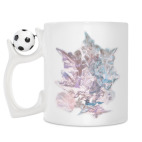 Кружка с футбольным мячиком