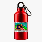 Металлическая бутылка 400 мл UV-DTF