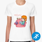 Женская спортивная футболка