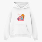 Толстовка худи оверсайз