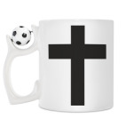 Кружка с футбольным мячиком