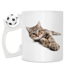 Кружка с футбольным мячиком