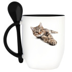 Кружка с ложкой