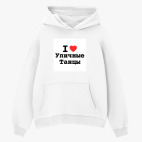 Толстовка худи оверсайз