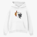 Толстовка худи оверсайз