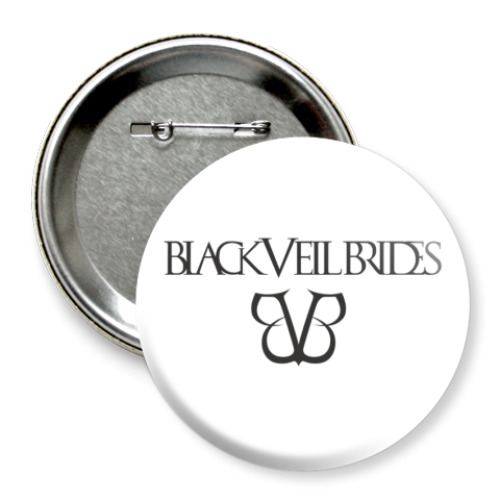 Значок 75мм с принтом Black Veil Brides
