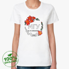 Женская футболка органик