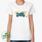 Женская футболка органик