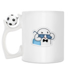 Кружка с футбольным мячиком