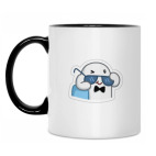 Кружка двухцветная