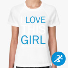 Женская спортивная футболка