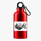 Металлическая бутылка 400 мл UV-DTF