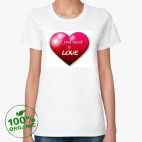 Женская футболка органик