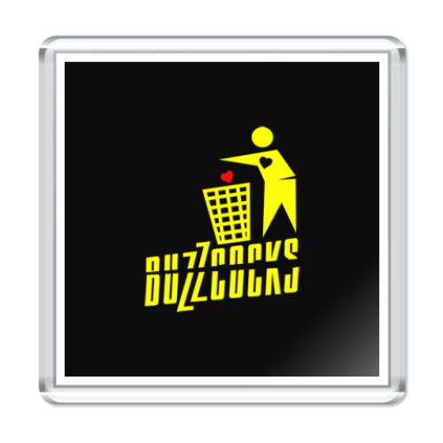 Магнит с принтом Buzzcocks