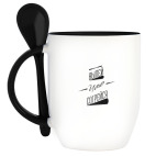 Кружка с ложкой