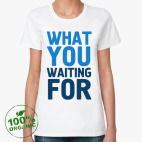 Женская футболка органик