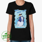 Женская футболка органик