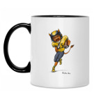 Кружка двухцветная