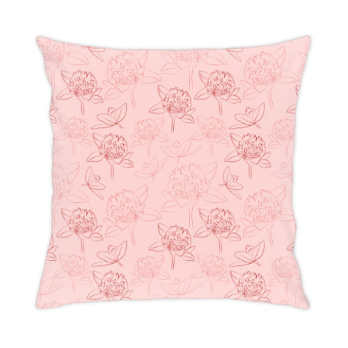 Подушка с принтом Летнее утро