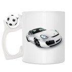 Кружка с футбольным мячиком