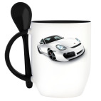 Кружка с ложкой