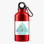 Металлическая бутылка 400 мл UV-DTF