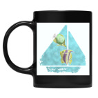 Кружка цветная UV-DTF