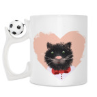 Кружка с футбольным мячиком