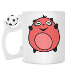 Кружка с футбольным мячиком