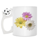 Кружка с футбольным мячиком