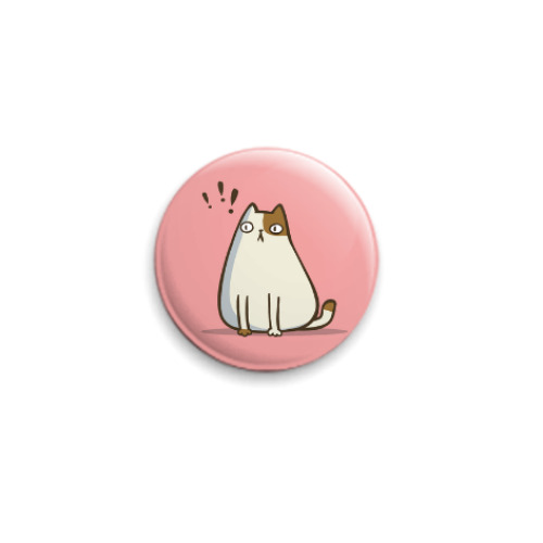 Значок 25мм Пятничный Котик №6