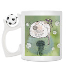 Кружка с футбольным мячиком