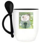 Кружка с ложкой