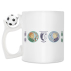 Кружка с футбольным мячиком