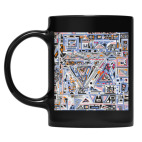 Кружка цветная UV-DTF