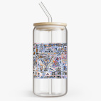 Банка с бамбуковой крышкой