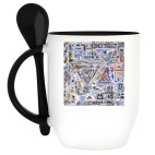 Кружка с ложкой