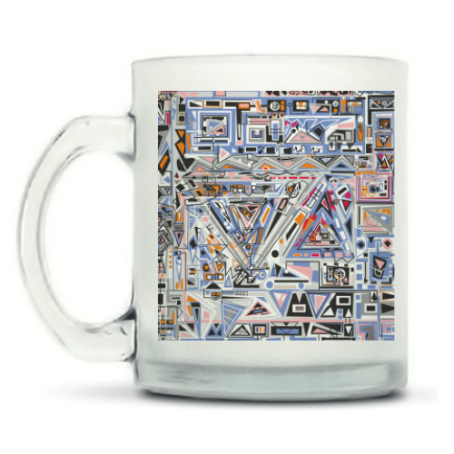 Кружка матовая с принтом Абстрактная текстура