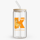 Банка с бамбуковой крышкой