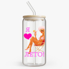 Банка с бамбуковой крышкой