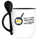 Кружка с ложкой