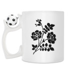 Кружка с футбольным мячиком