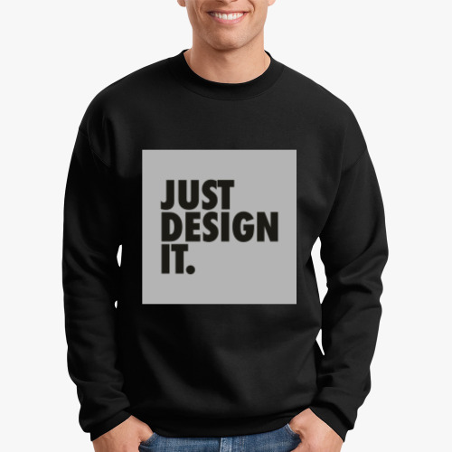 Свитшот с принтом Just Code It