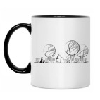 Кружка двухцветная