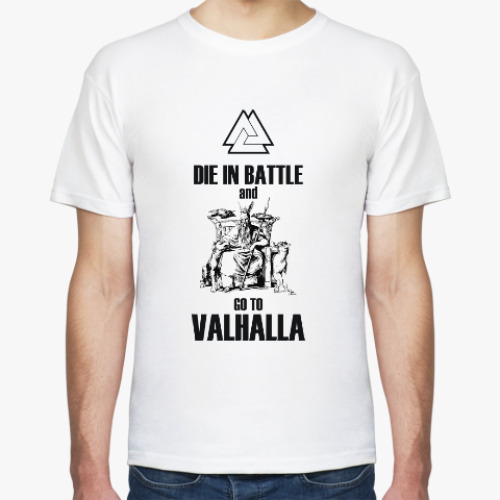 Футболка с принтом Бог Один. Odin. Valhalla
