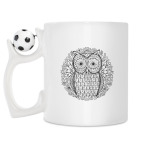 Кружка с футбольным мячиком